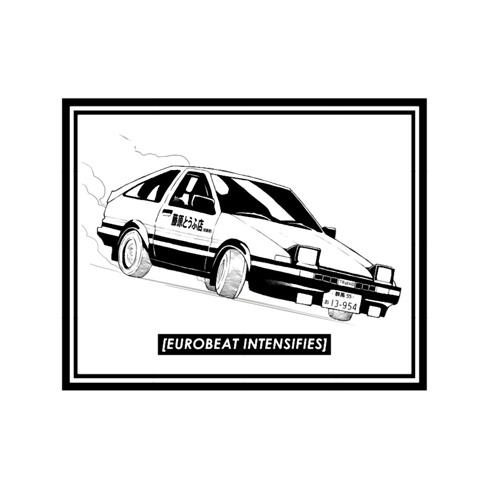 Eurobeat Intensifies AE86 Kansei Dorifto Initial D Car .png
