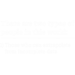 two types of peoplecan extrapolate incomplete data t