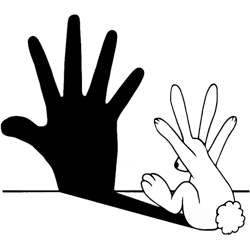 rabbit hand shadow