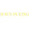 Jesus is King - Kanye West (Yellow on Blue).png