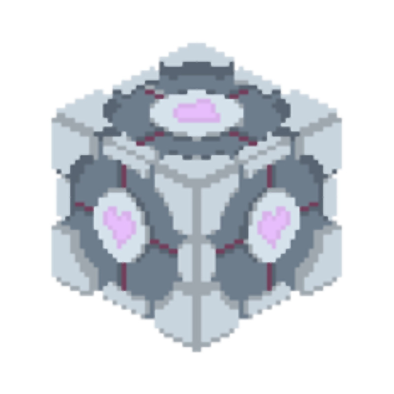 Companion Cube Portal 2 Merch.png