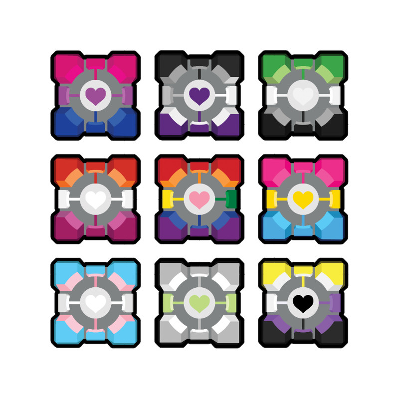 Portal 2 PRIDE Collection Companion Cube.png