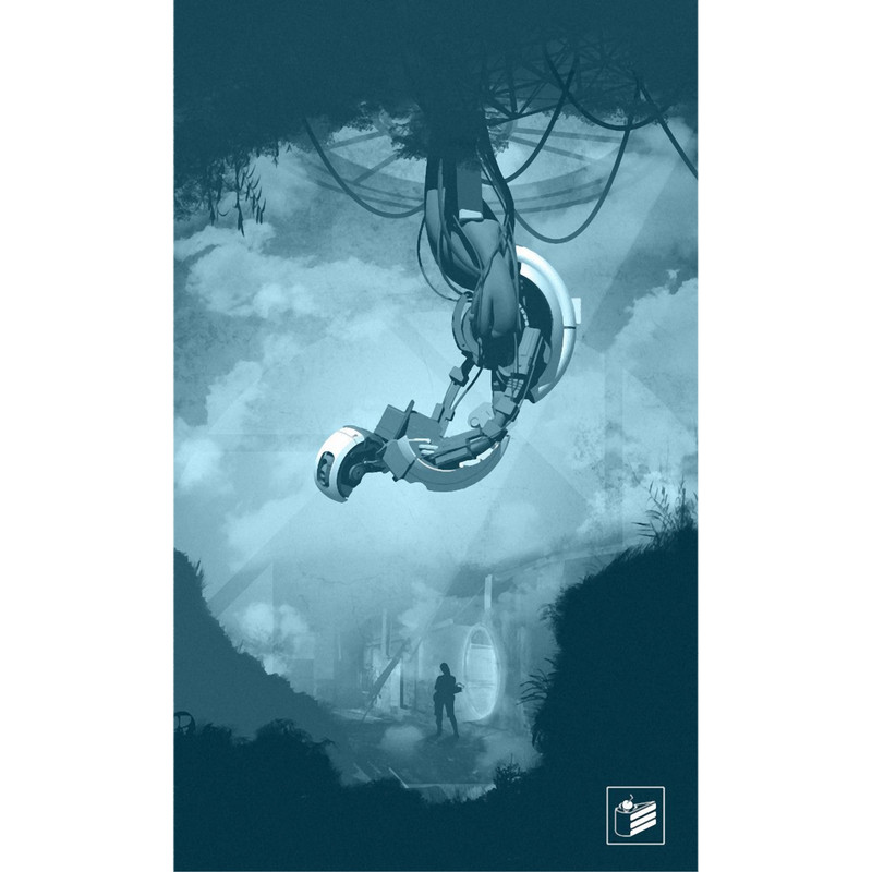 Portal 2 Robot Hang From Roof .png