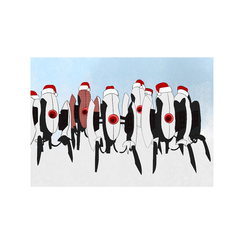 Portal Christmas Turrets Long .png