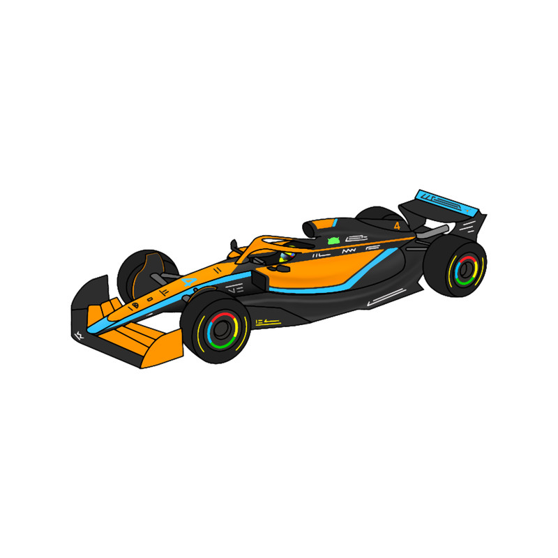 Lando Norris 4 McLaren Formula One Race Car.png