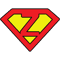 Superman With Your Name - First Letter Of Your Name - Letter Z .png