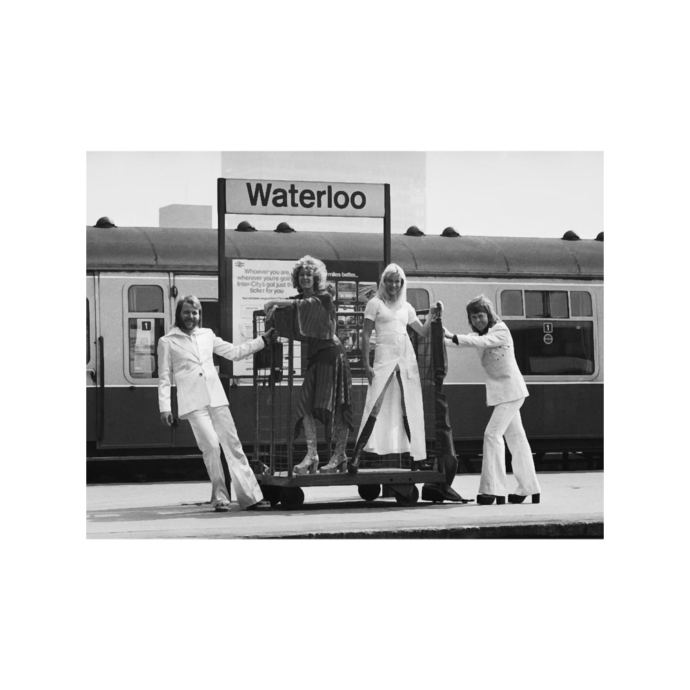 Portrait Band Train Black And White .png