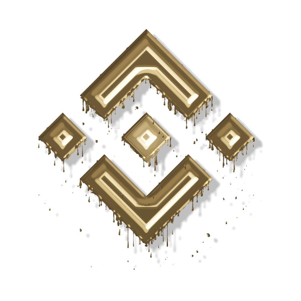 Binance Coin BNB Crypto Dripping Gold.png