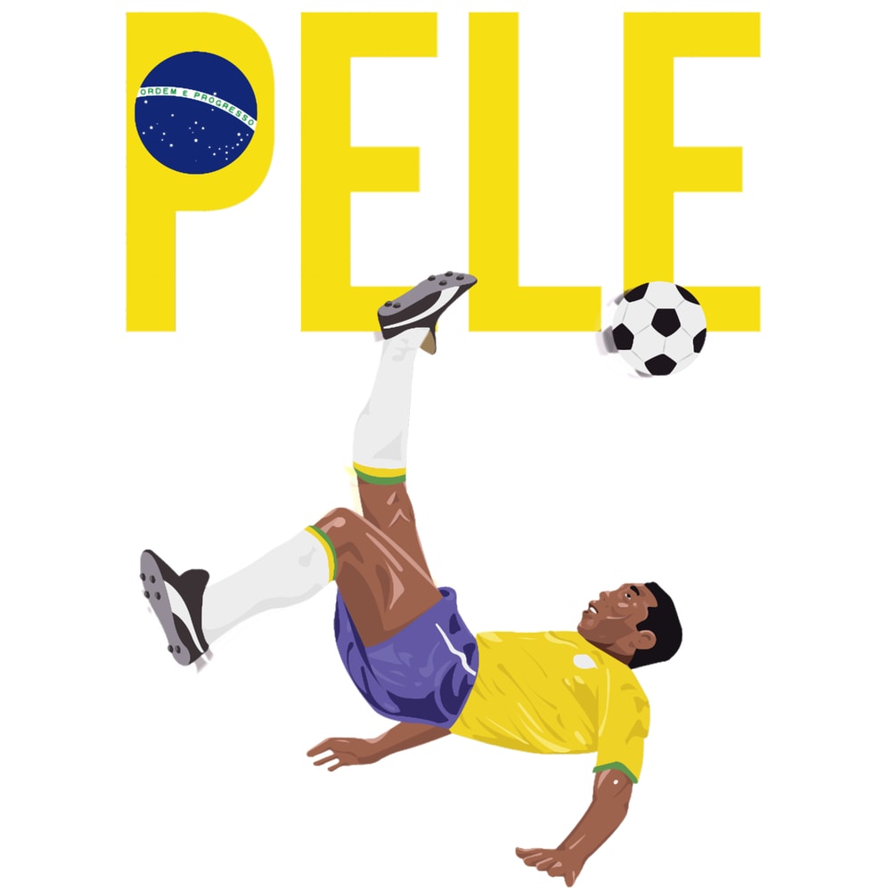 Bicycle Kick - Pele - SOCCER FOOTBALL - BRAZIL GLOBE FLAG YELLOW TEXT.png