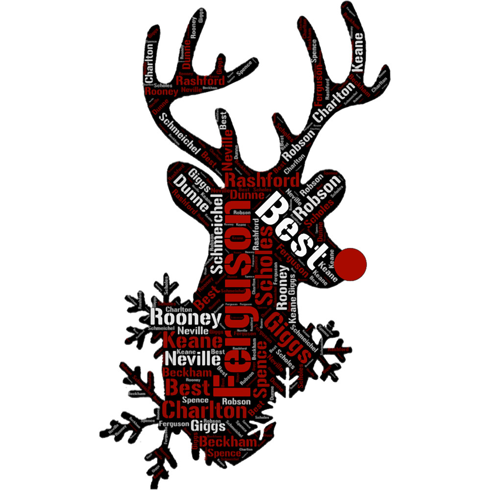 XMAS - Manchester United Reindeer .png