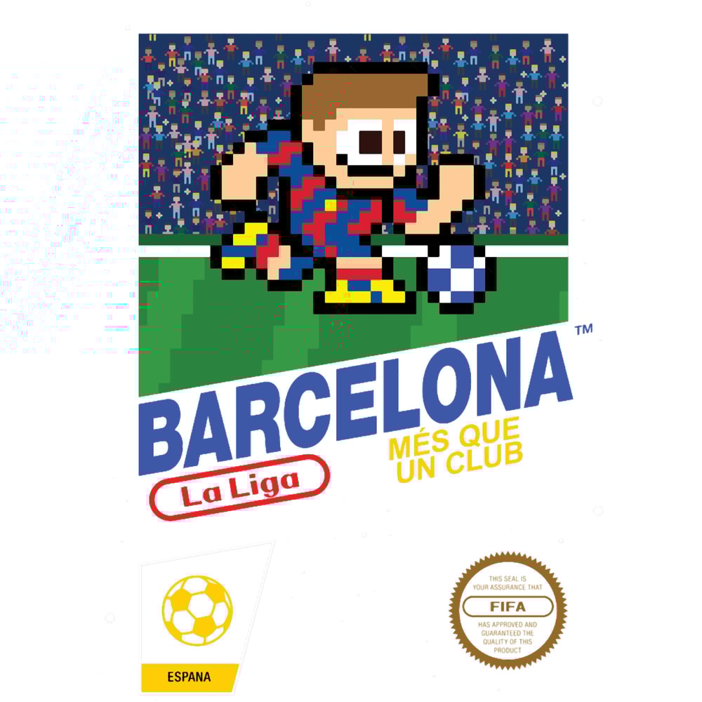FC Barcelona v2(8-bit FootballSoccer Videogame Cart).png