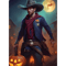 Halloween Lionel Messi FC Barcelona Abstract Cowboy .png