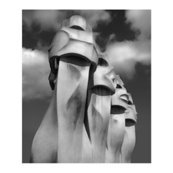 la pedrera by gaudi in barcelona