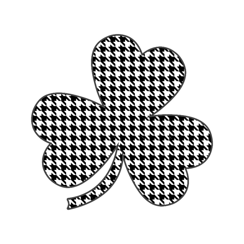 Alabama St Patricks Day Houndstooth Shamrock.png