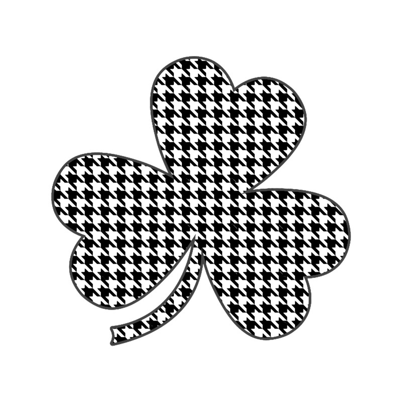 Alabama St Patricks Day Houndstooth Shamrock.png