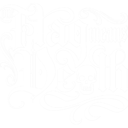 our flag means death logo white