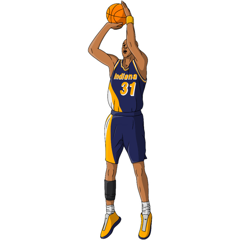 Reggie Miller - Indiana Pacers Basketball.png
