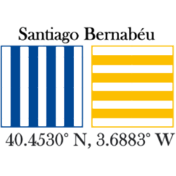 real madrid santiago bernabeu coordinates design