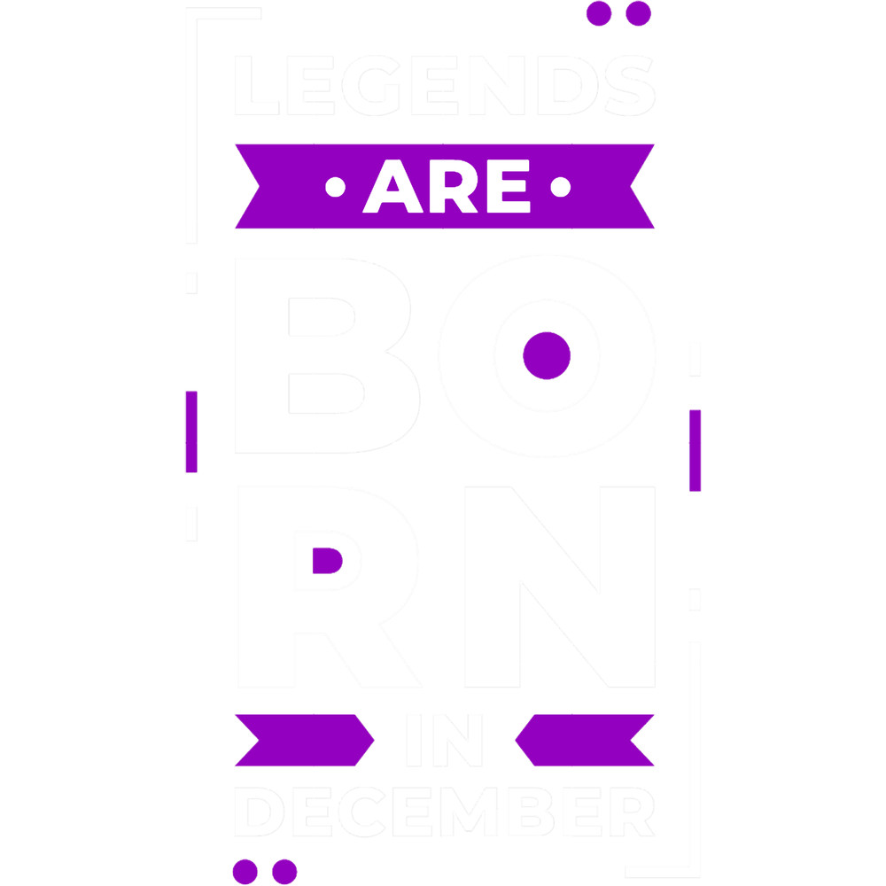 Legends Born In December Fitted .png