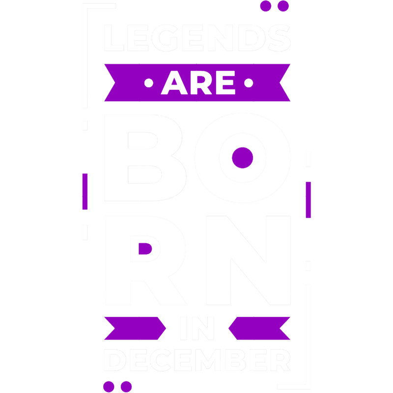 Legends Born In December Fitted .png