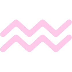 pink aquarius zodiac sign