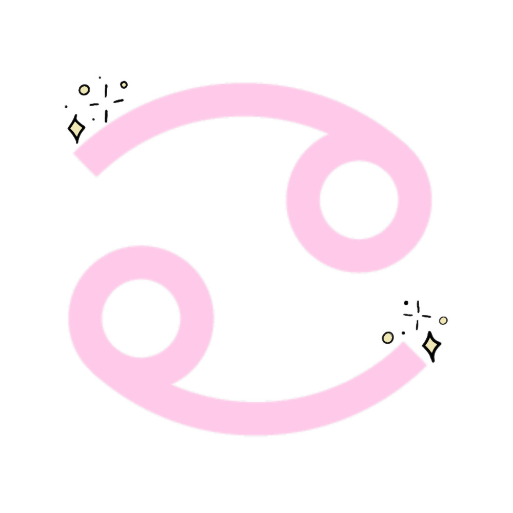 Pink sparkle cancer zodiac sign.png