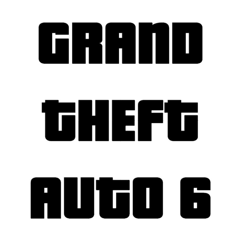 GTA 6 T Shirt Grand Theft Auto 6 T Shirt B .png