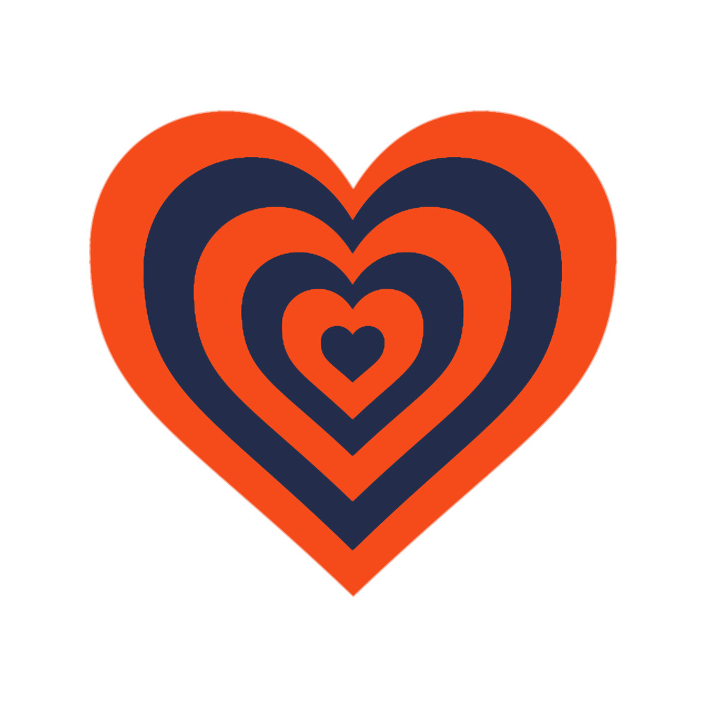Navy Blue and Orange - Powerpuff Girls Retro Heart.png