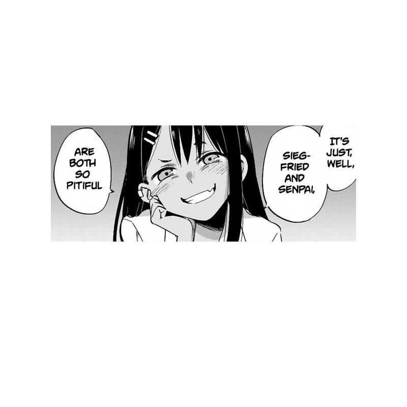 Ijiranaide, Nagatoro-san face of yoshi manga panel design.png