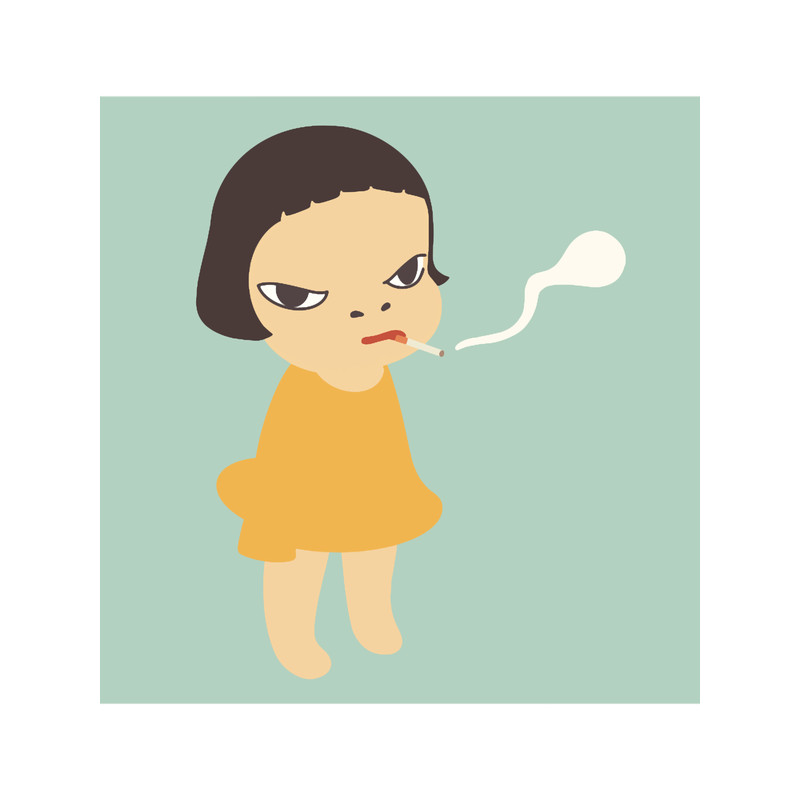smoking yoshitomo nara.png