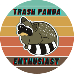 trash panda enthusiast or raccoon enthusiast design for the animal lover who is fond of raccoons 3 c