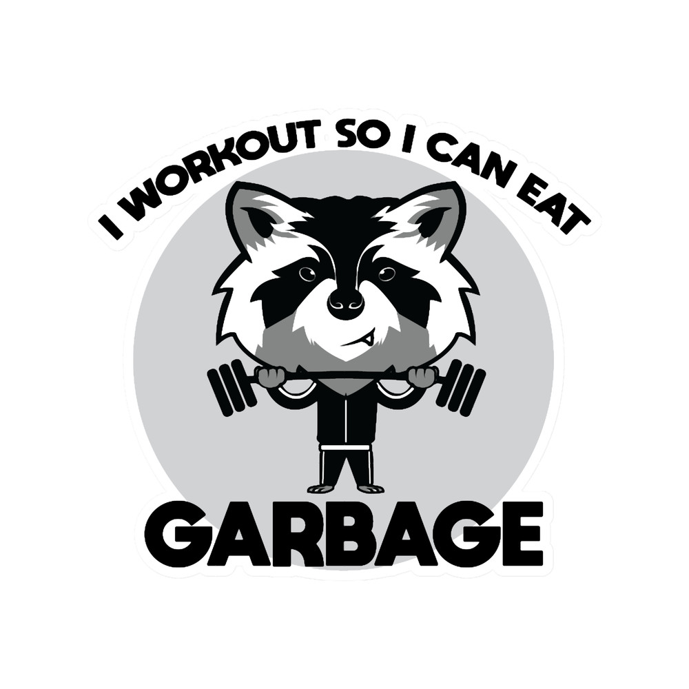 Trash Raccoon - Eat Garbage - Funny Workout.png