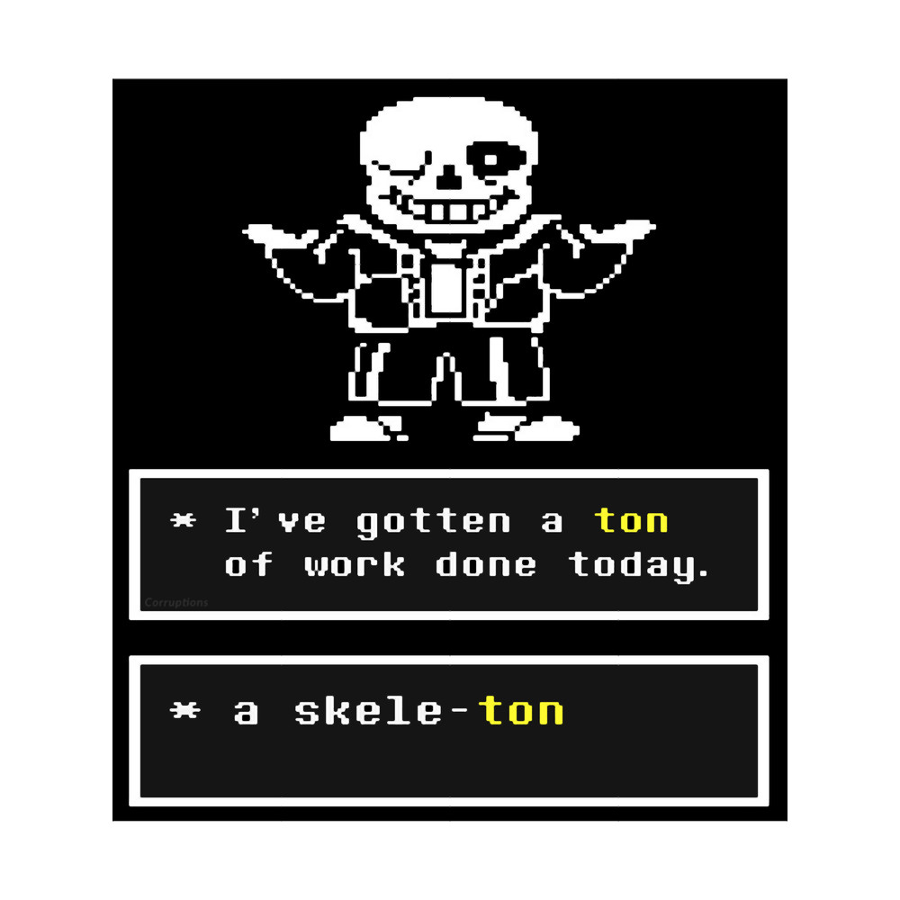 Undertale - Sans Skeleton - Undertale T .png