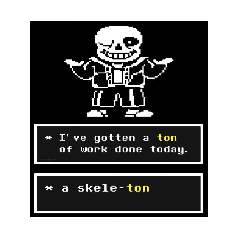 Undertale - Sans Skeleton - Undertale T .png