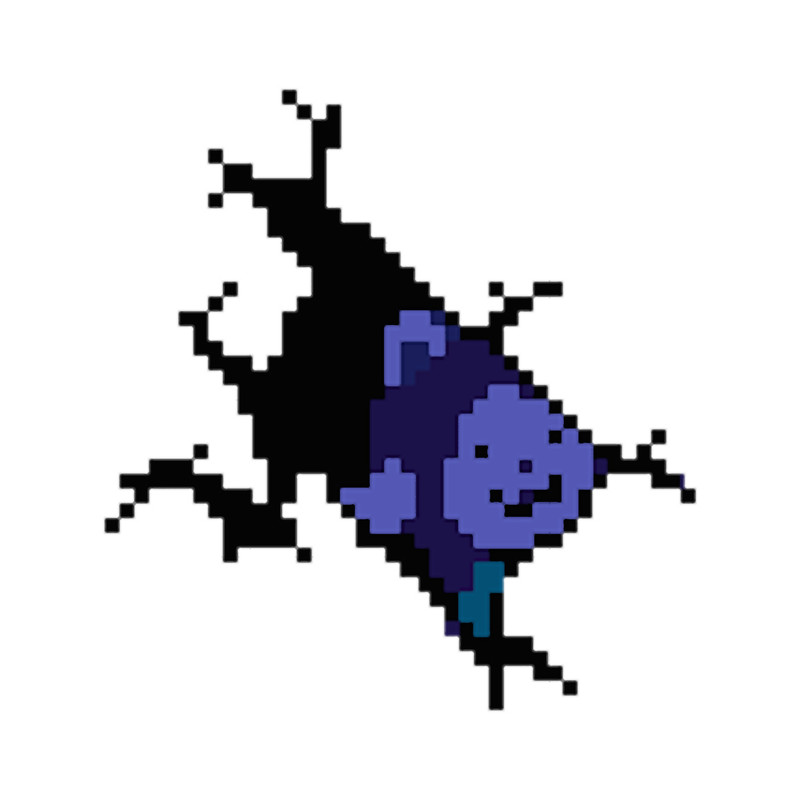 UNDERTALE - Temmie Peeking Through Wall.png