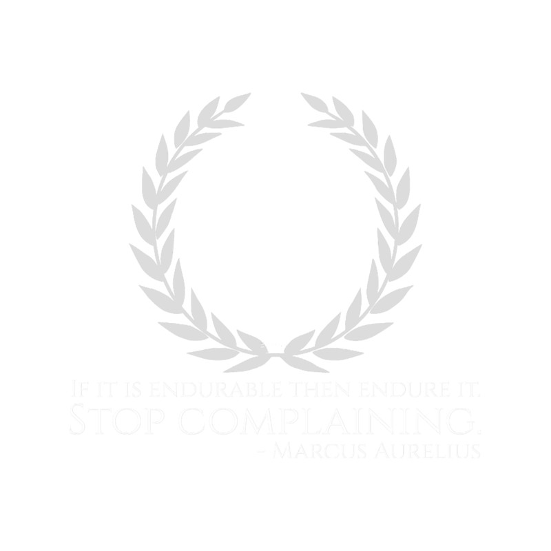If it is endurable then endure it. Stop complaining. - Marcus Aurelius - Stoic Philosophy Quote Clas.png