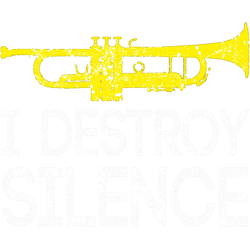 i destroy silence trumpet player