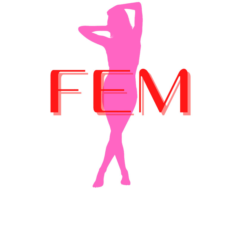 Fem Silhouette Sissy girl pink and red.png