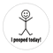 I pooped today , Funny hard hat .png