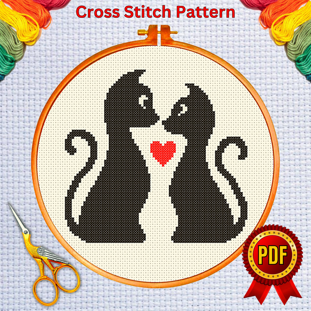 Two cats silhouettes with red heart.png