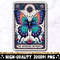 The Antisocial Butterfly Tarot Card PNG, Funny Sublimation Design, Popular Neurodivergent Anxiety Introvert Witchy T-Shirt PNG Download 1.jpg