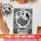 The Chicken Tarot Card SVG PNG, Chicken Skeleton Sublimation Design, Chicken Lady T-Shirt Mug Png SVG Cut File, Chicken Digital Download 1.jpg