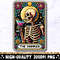 The Drinker Funny Tarot Card PNG, Drinking Skeleton Sublimation Design, Pub Bar Alcohol Cocktail Skull Tarot TShirt Mug PNG Digital Download.jpg
