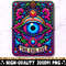 The Evil Eye Tarot Card PNG Sublimation Design, Witchy Vibes Celestial Mati Cool Trendy T-Shirt Mug PNG File, Mal De Ojo Digital Download.jpg