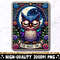 The Night Owl Tarot Card PNG, Funny Phrase Owl Sublimation Design, Witchy Gothic Trendy Owl Lover T-Shirt Mug PNG File, Digital Download.jpg