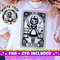 The Nurse Tarot Card SVG PNG, Skeleton Sublimation Design, Nursing Witch Skull Tarot T-Shirt Design png SVG Cut File, Digital Download 1.jpg
