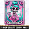 The Overcaffeinated Mom Funny Tarot Card PNG, Woman Skeleton Sublimation Design, Witchy Trendy Mom Skull Coffee TShirt Mug PNG File Download.jpg