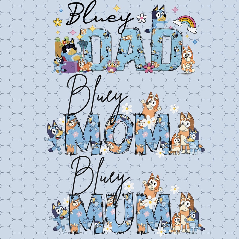 Bluey Dad Png, Bluey Mum PNG, Bluey Family Png, Bluey Dad PNG, Bluey Mom Png, Bingo Friends, Bluey PNG.jpg
