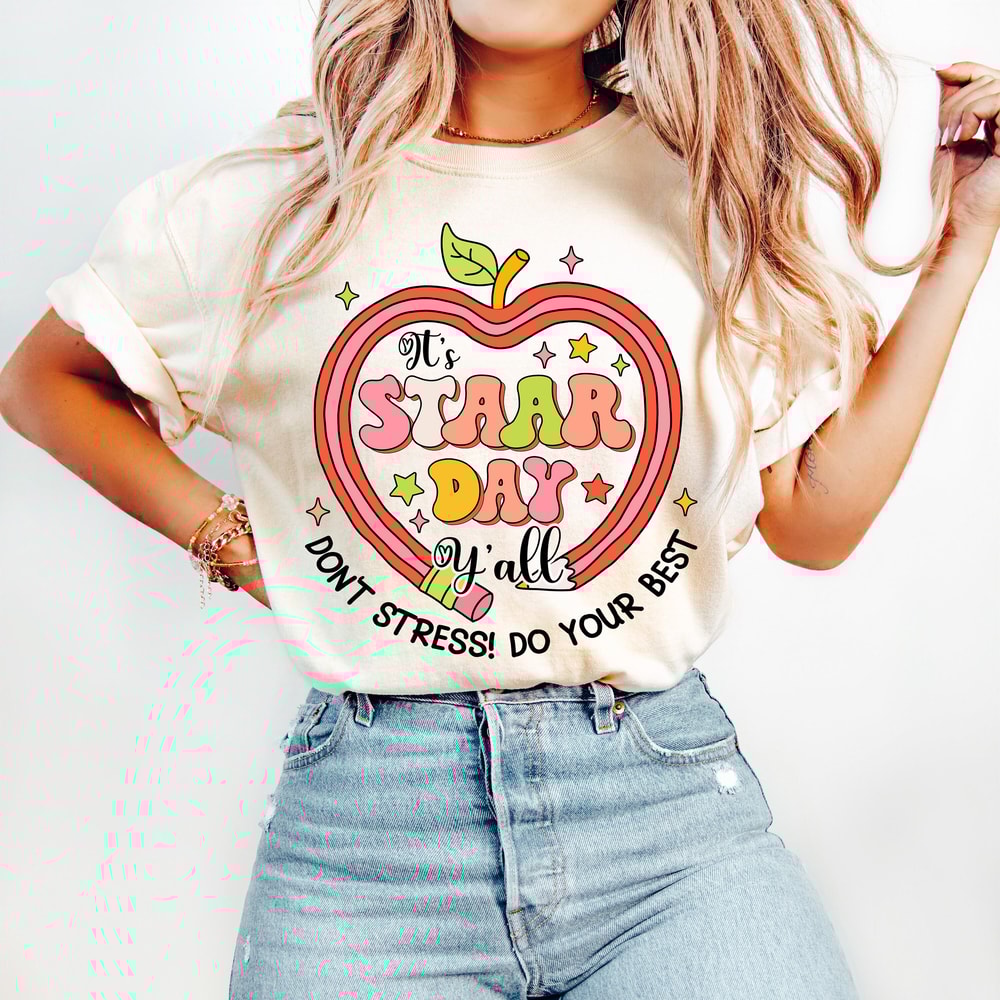 It's Star Day Don't Stress Do Your Best Png, Test Day Png, Testing Day Png Design Sublimation, State Testing Png, Testing, Bright Doodle.jpg