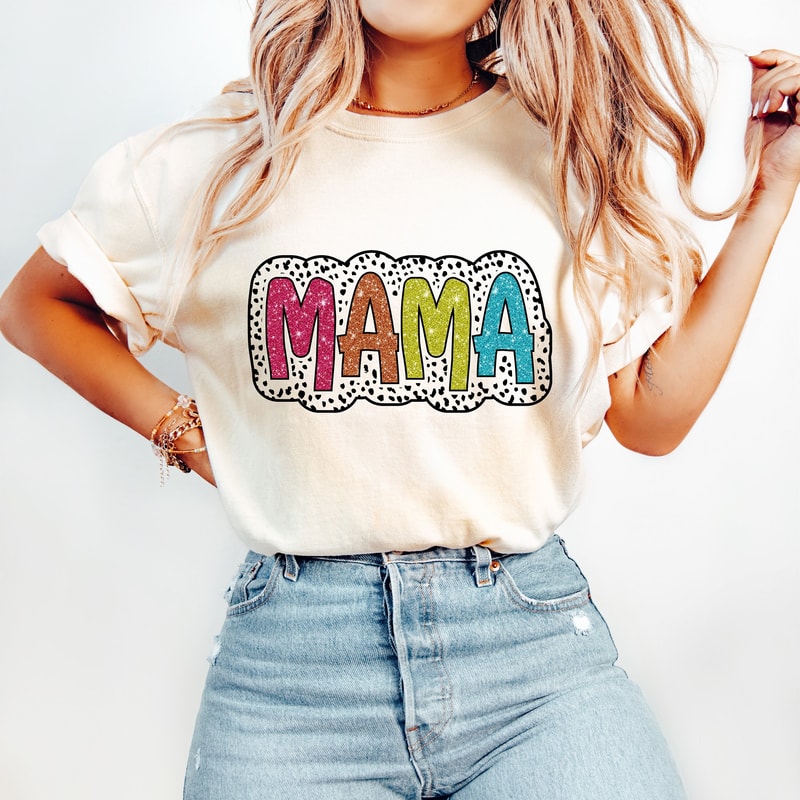 Retro Mama PNG, Glitter Mama PNG, Digital Download Png, Mother's Day Png, Spring Png, Mama sublimation designs, Mom Gift.jpg